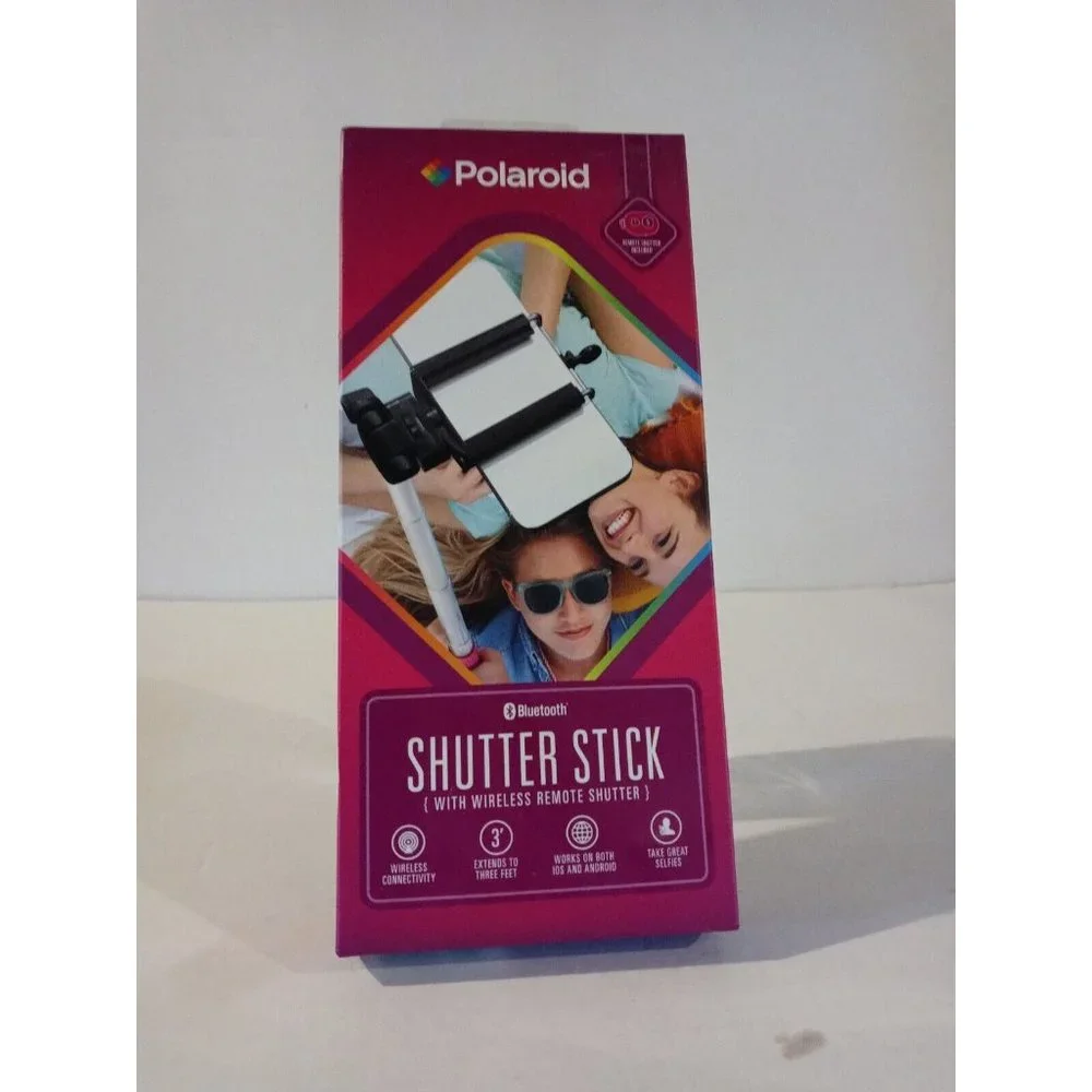 Shutter Stick With Wireless Remote Shutter Bluetooth By Polaroid